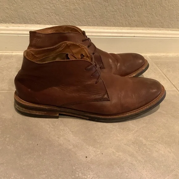 Aldo | Shoes | Mens Brown Leather Chukka Boots | Poshmark display picture 3